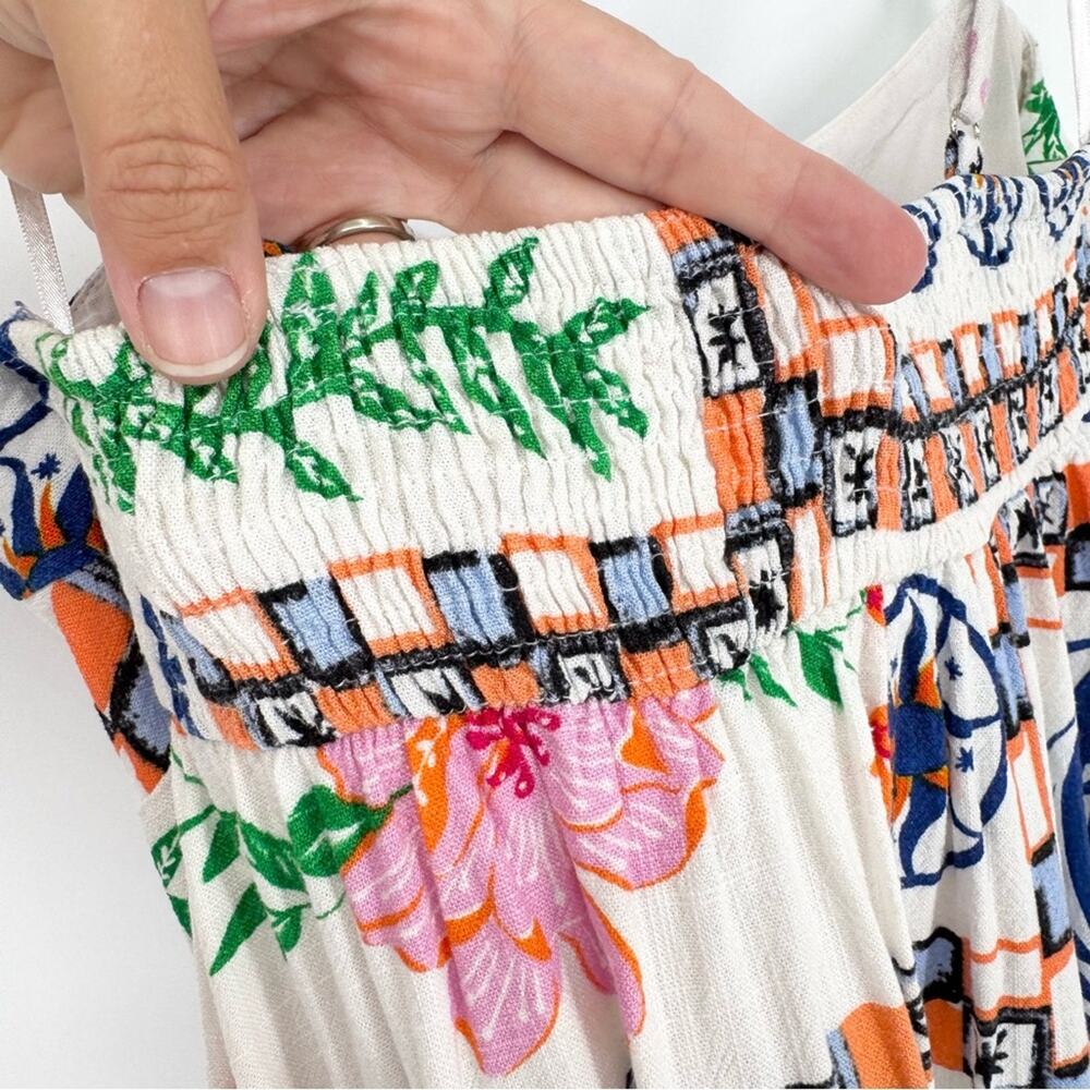 Anthropologie‎ Label of Love Portofino Midi Maxi Dress Colorful Floral Size S - Picture 10 of 13